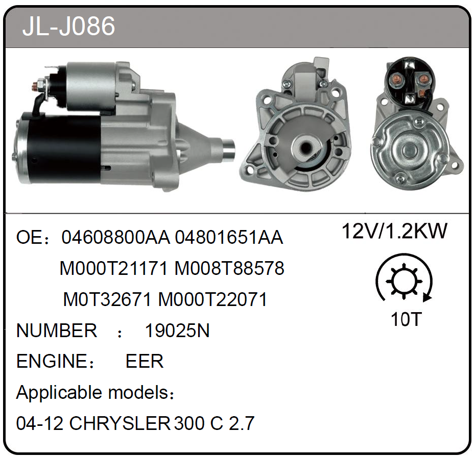 JL-J086 (04608800AA  19025N)