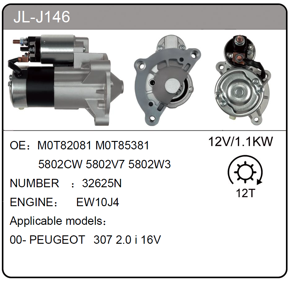 JL-J146 (M0T82081  32625N)