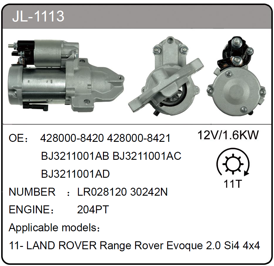 JL-1113 (428000-8420  30242N)